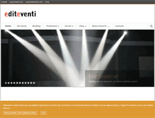 Tablet Screenshot of editeventi.com